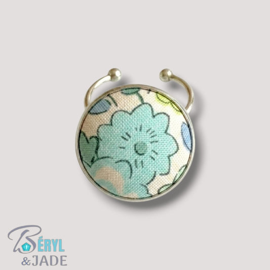 BAGUE Tissu Liberty Betsy coloris en option et Liberty Betsy Meadow