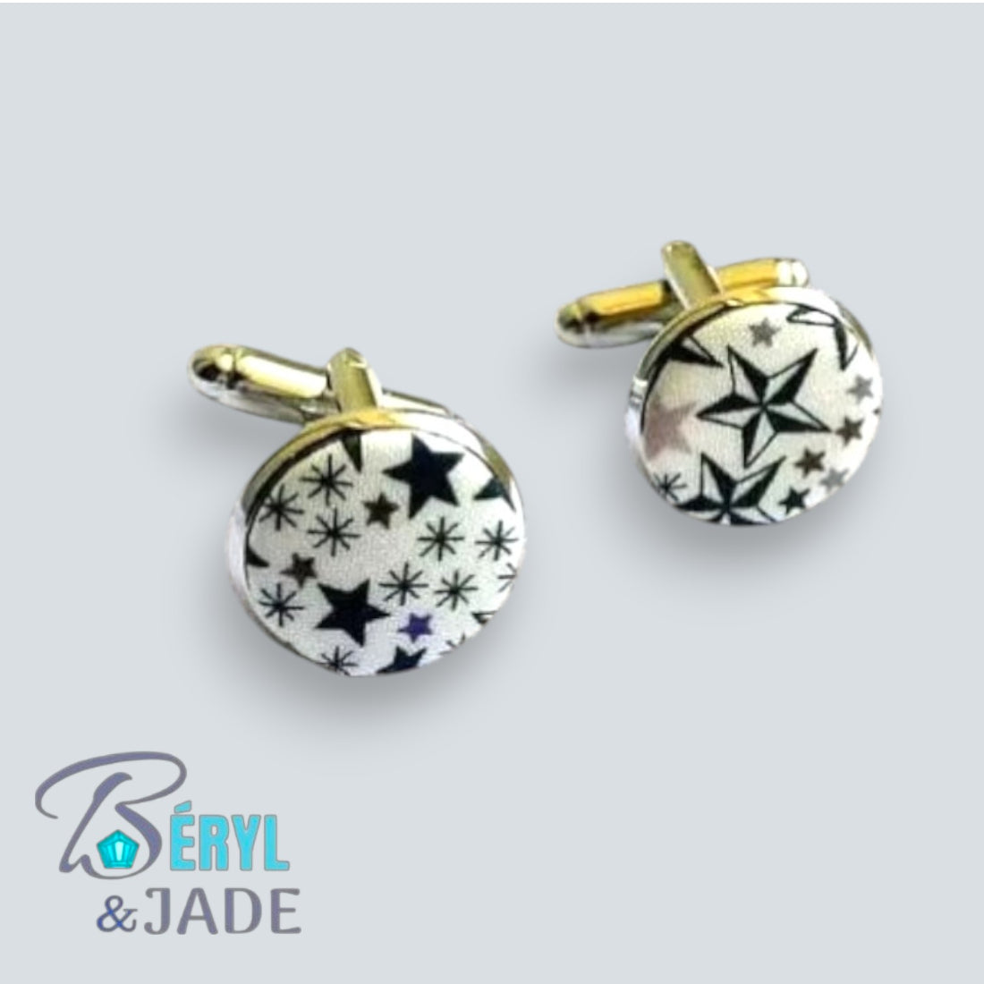 BOUTONS de MANCHETTE personnalisés avec du Tissu Liberty