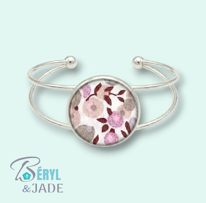 BRACELET JONC Tissu Liberty Wiltshire - Pour une cérémonie
