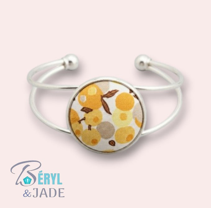 BRACELET JONC Tissu Liberty Wiltshire - Pour une cérémonie