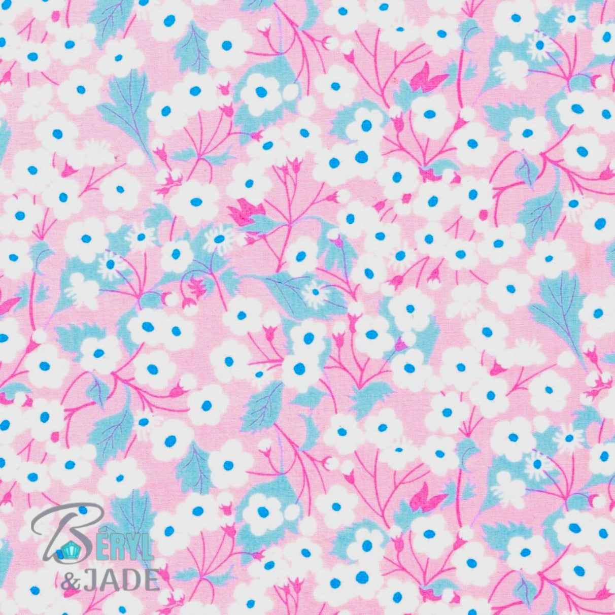 Boucles d'oreille tissu Liberty et acier - Forme triangulaire